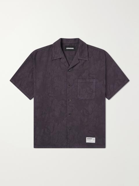 NEIGHBORHOOD Camp-Collar Cotton-Jacquard Shirt