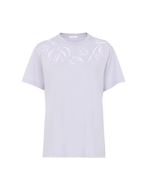 Chloé EMBROIDERED T-SHIRT