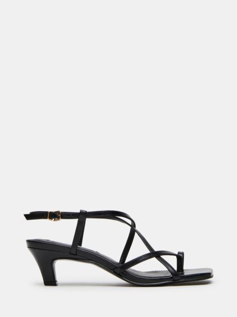 STEVE MADDEN TRIANA BLACK LEATHER