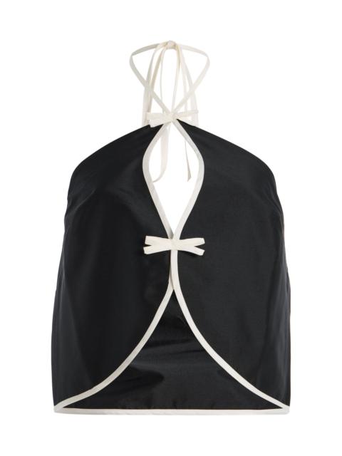 MARLIES GRACE Exclusive Celeste Taffeta Halter Top