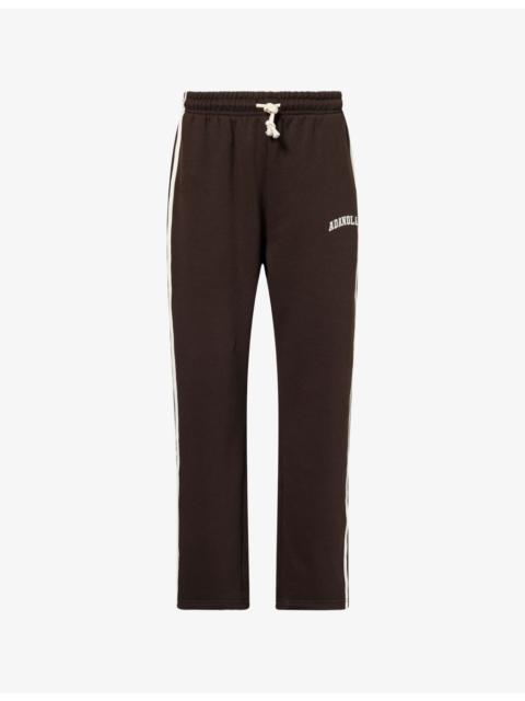 ADANOLA Varsity Loose-Fit Cotton-Blend Jogging Bottoms