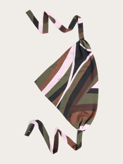 PUCCI IRIDE PRINT SILK BANDANA