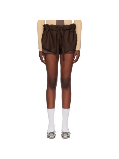 OPEN YY Red YY Color Block Shorts | REVERSIBLE