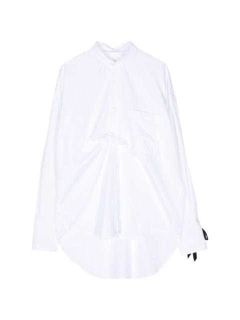 MARINA YEE draped cotton shirt