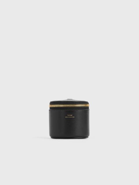 TOTEME Leather jewelry box black