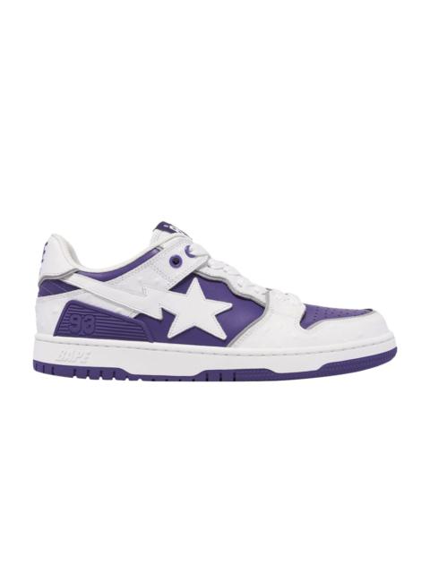 A BATHING APE® Sk8 Sta #1 'Faux Ostrich Leather Pack - Purple'
