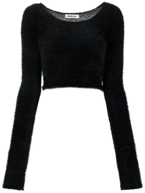 Ambush long-sleeve cropped jumper