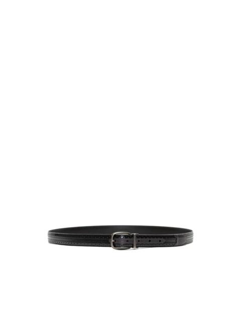 Dolce & Gabbana perforated detail belt