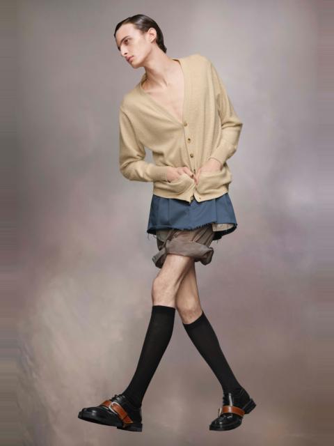 Maison Margiela Sand Cashmere Blend Cardigan | italist