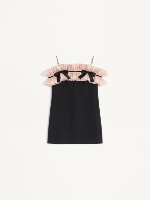 Valentino CREPE COUTURE SHORT DRESS