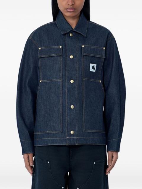 Carhartt button patch pocket denim jacket
