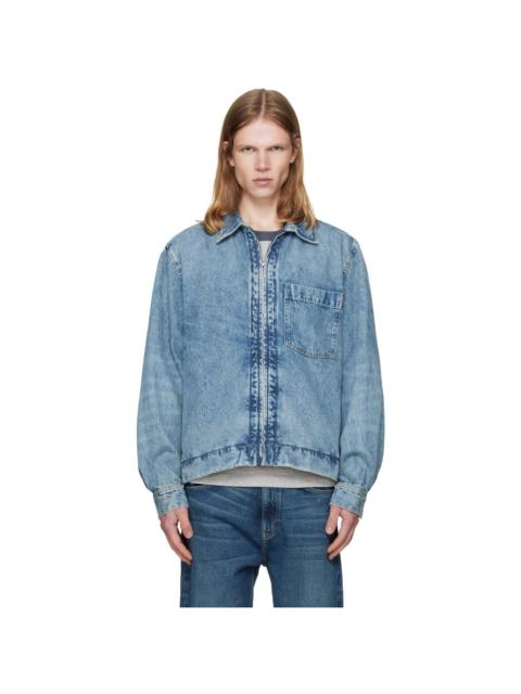 BOSS Blue Faded Denim Jacket