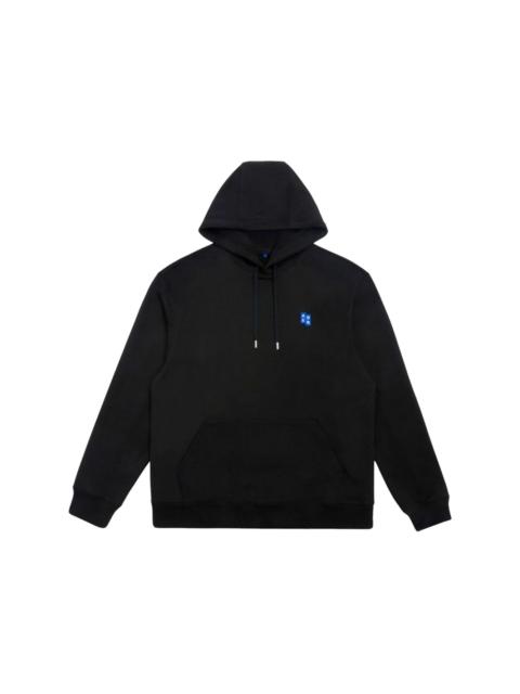logo-tag cotton hoodie