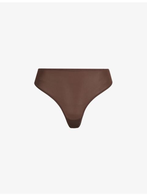 SKIMS Fits Everybody mid-rise stretch-woven thong