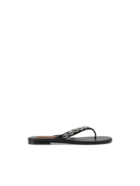 SIMONMILLER Riviera shell flip-flops
