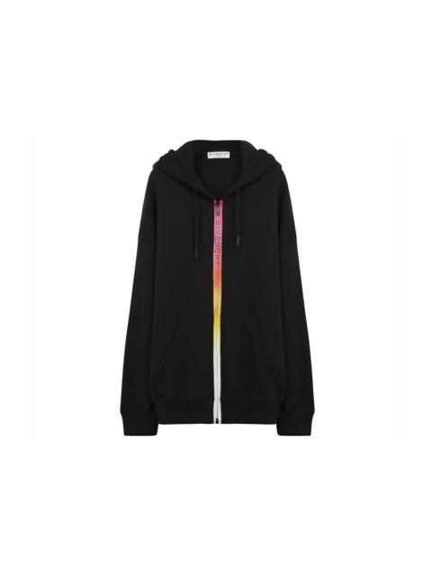Givenchy Givenchy Logo Trim Hoodie Black