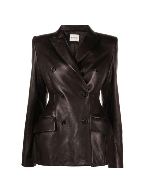 The Martu leather blazer
