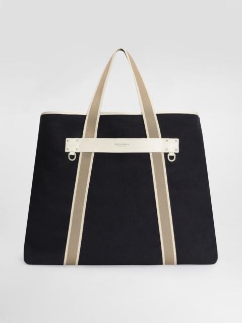 Dolce & Gabbana Essenza canvas shopping bag