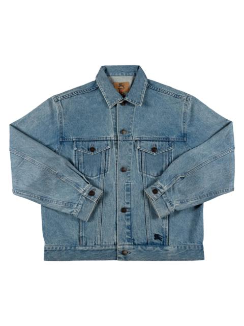 VIP【関税送料無料】希少 BURBERRY COTTON BLEND DENIM JACKET COTTON JACKET DENIM VIP【関税送料無料】希少 BLEND BURBERRY