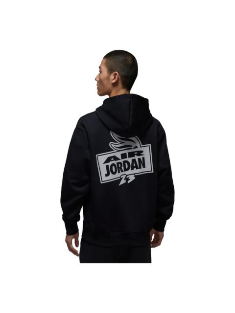 Jordan Air Jordan AJ8 Fleece Pullover Hoodie 'Black' IQ6982-010