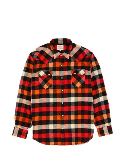 FORTELA Josh checkered snap-closure shirt