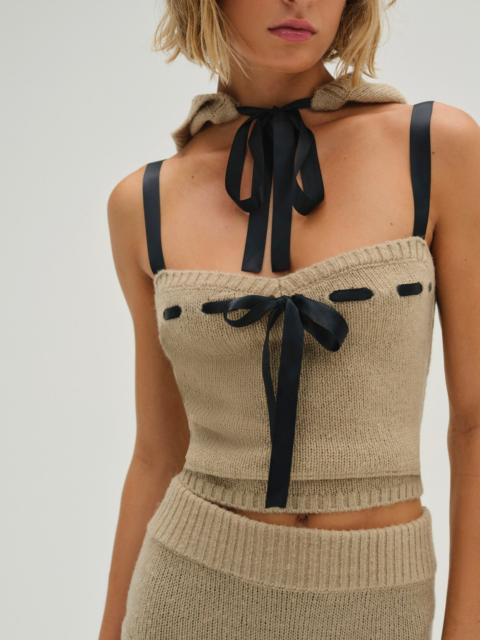 For Love & Lemons Solana Knit Tank Top