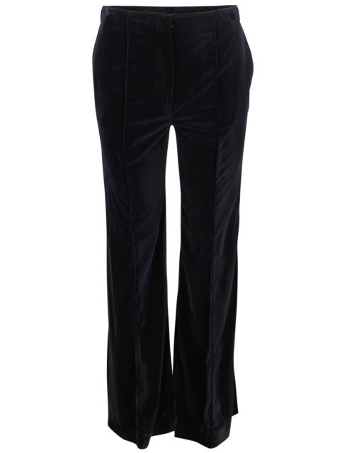 BORGO DE NOR Morgan Velvet Trouser - Blue