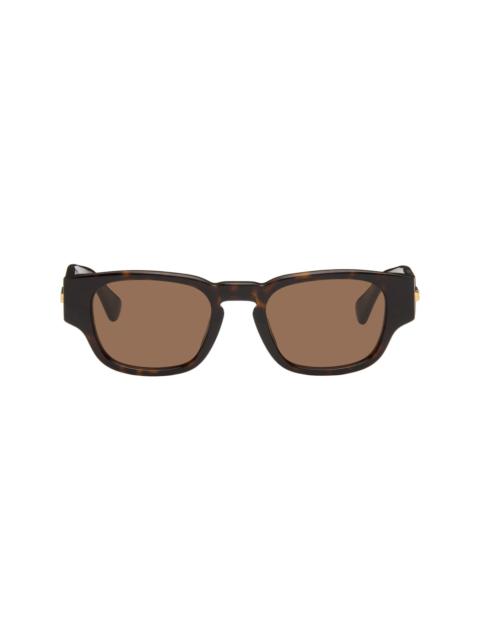 Bottega Veneta Brown Classic Panthos Sunglasses
