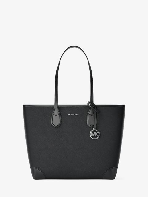 MICHAEL KORS Eva Large Saffiano Leather Tote Bag