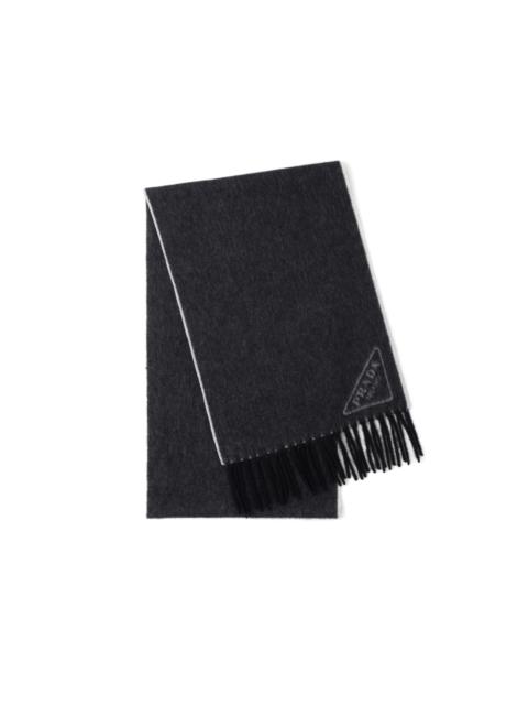 Double cashmere scarf