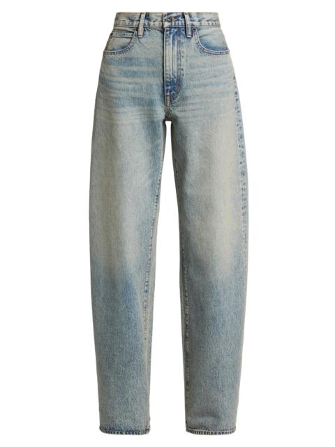 SLVRLAKE Women's Cassie Relaxed Mid-Rise Jeans - Burning Desire
