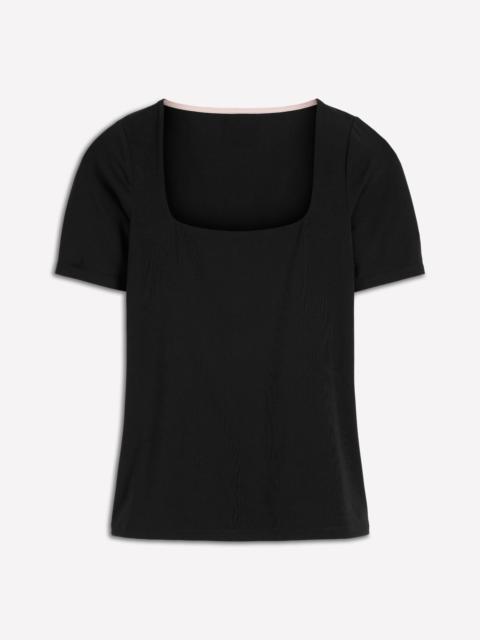 BODEN Brooke Double Layer T-shirt-Black