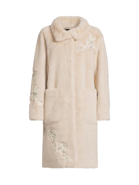 KOBI HALPERIN Women's Peggy Faux-Fur Hooded Coat - Oat