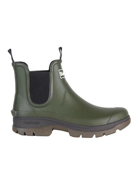Barbour ICONIC BARBOUR WELLINGTON BOOTS IN OLIVE GREEN