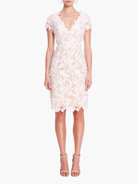 Marchesa ORGANIC LACE MINI DRESS