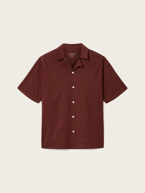 ALLSAINTS HUDSON RELAXED FIT RAMSKULL SHIRT