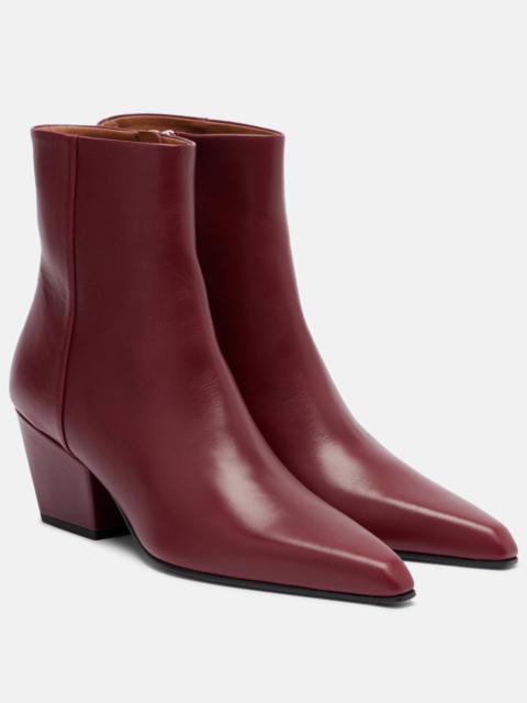 PARIS TEXAS Jane leather ankle boots