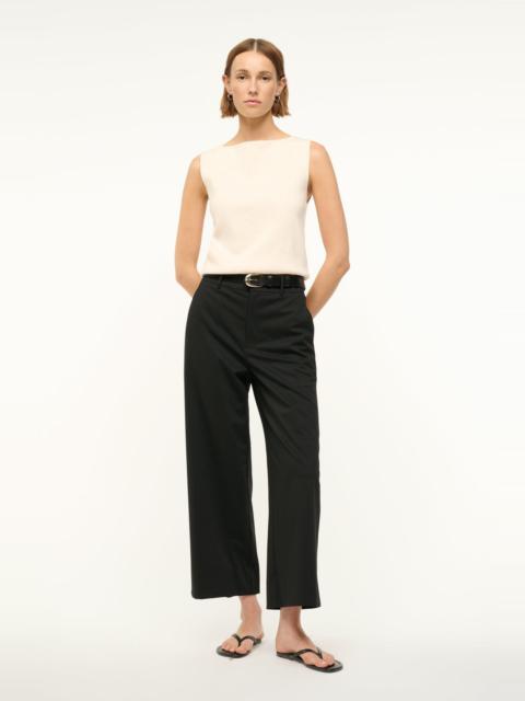 STAUD STAUD PRINCE CROPPED PANT BLACK