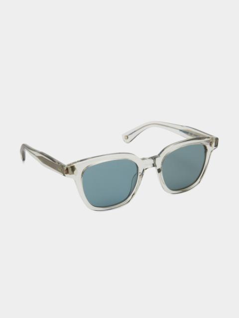 Men's Broadway Sun Clear Acetate Rectangle Sunglasses