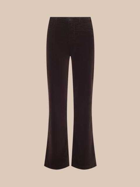 L'AGENCE Scottie Velvet Wide-Leg Jean