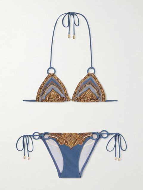Zimmermann Mahon Printed Bikini
