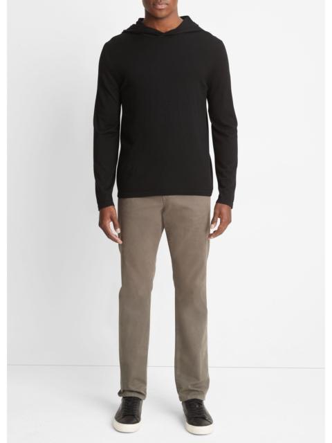 Vince Featherweight Wool Cashmere Pullover Hoodie