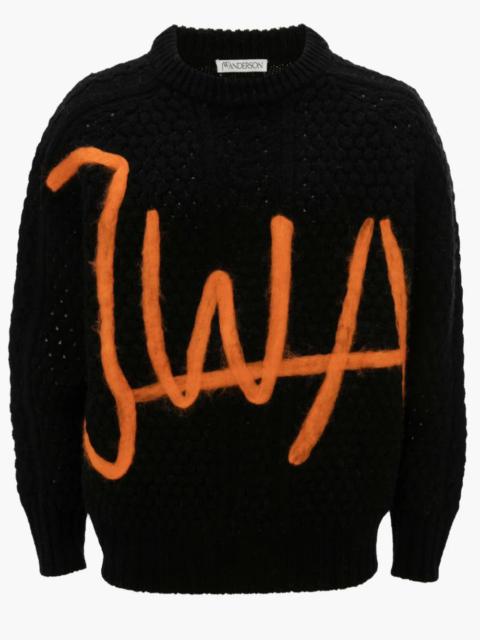 JW Anderson JWA CREWNECK CABLE  JUMPER