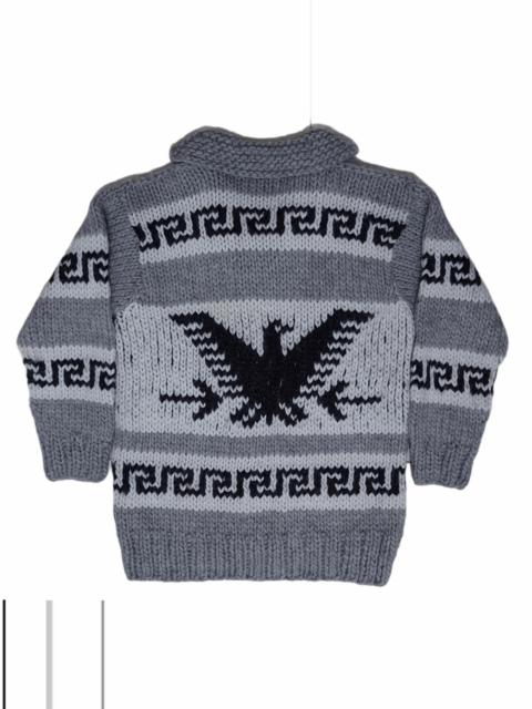Other Designers 20471120 - Vintage Cowichan Bird Cable Wool Knitted