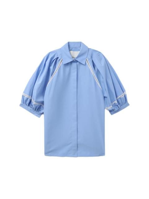 3.1 Phillip Lim straight-point collar cotton-blend shirt