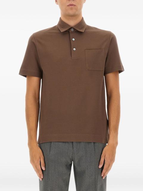 ZEGNA pocket polo shirt