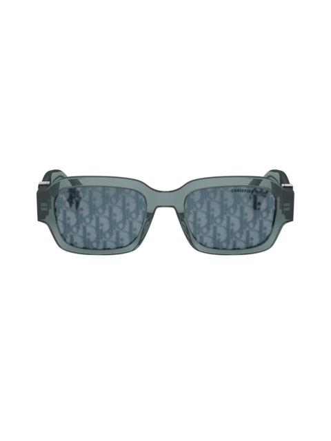 Dior Men's DiorOblique S2I 52MM Rectangular Sunglasses - Blue