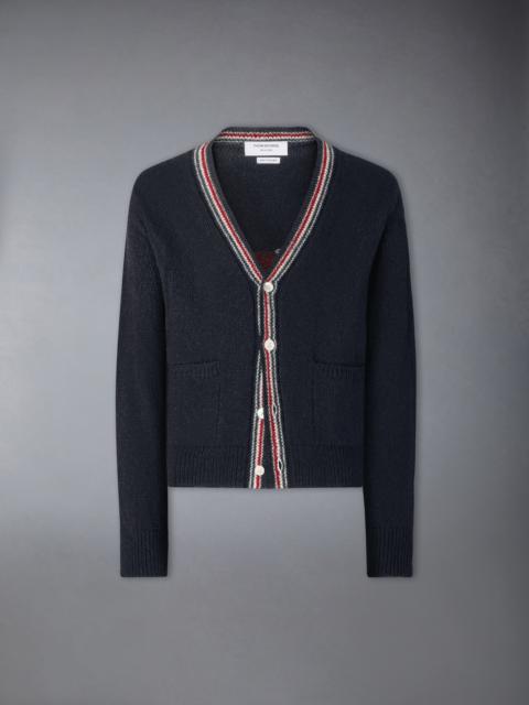 Thom Browne DONEGAL INTARSIA HECTOR PATCHWORK CARDIGAN