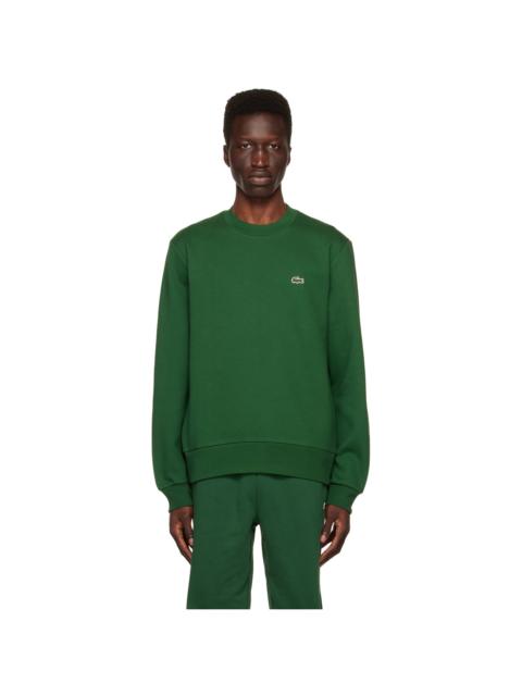 LACOSTE Green Crewneck Sweatshirt