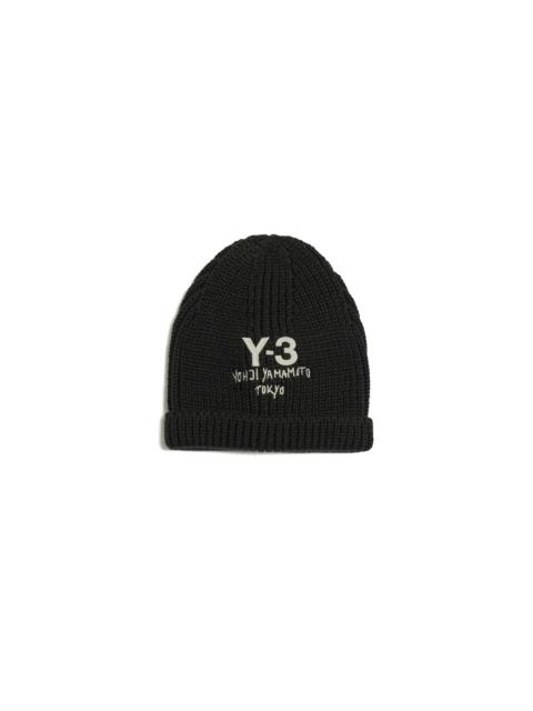 adidas Y3 Chunky Knit Beanie "Black" JX8308